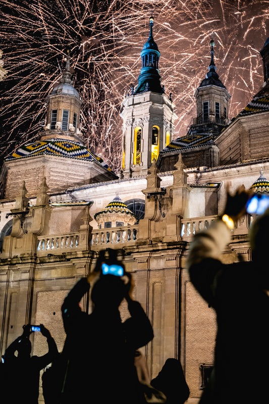 Fuegos Artificiales fin de Fiestas del Pilar 2018.
