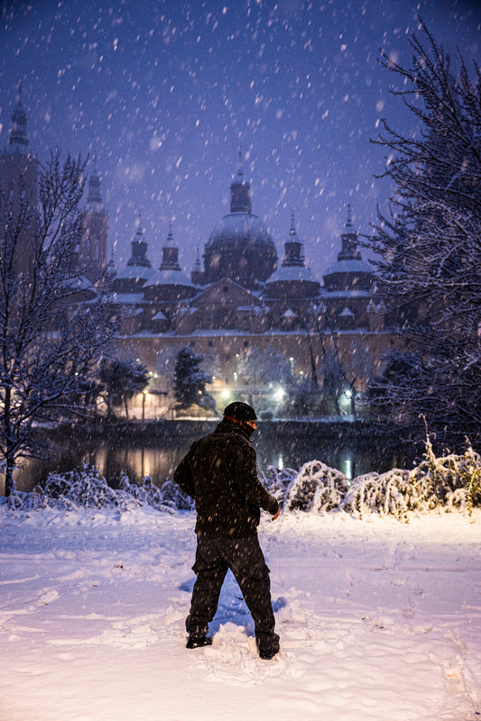 9 de enero 2021. Filomena. Zaragoza Walkers